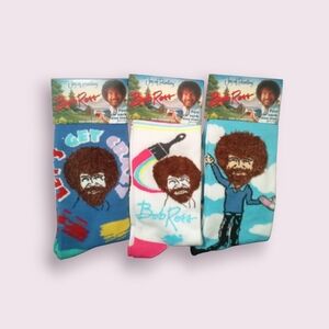 Bob Ross Novelty Socks